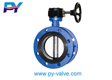 China Flange type triple eccentric carbon steel butterfly valve PN16 DN150 supplier