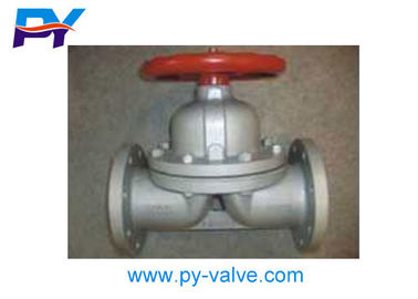 China Cast steel liner diaphragm valve PN16 supplier