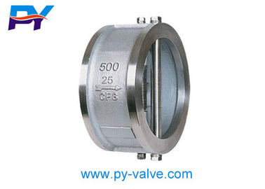 China Stainless steel clip in split swing check valve PN25 DN500 supplier