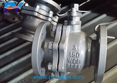 China Carbon steel ball valve flange supplier