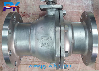 China ANSI stainless steel ball valve flange supplier