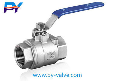 China 2PC stainless steel screwed valve supplier